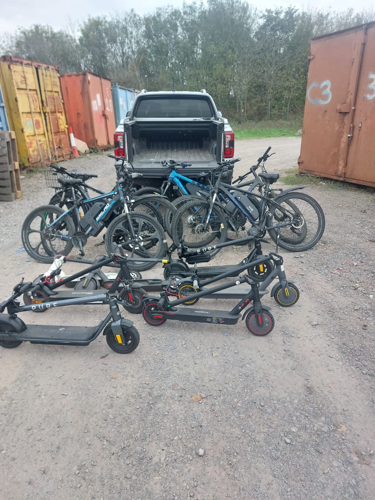 Featured image for “Police seize 62 illegal e-bikes in one day across Cardiff”