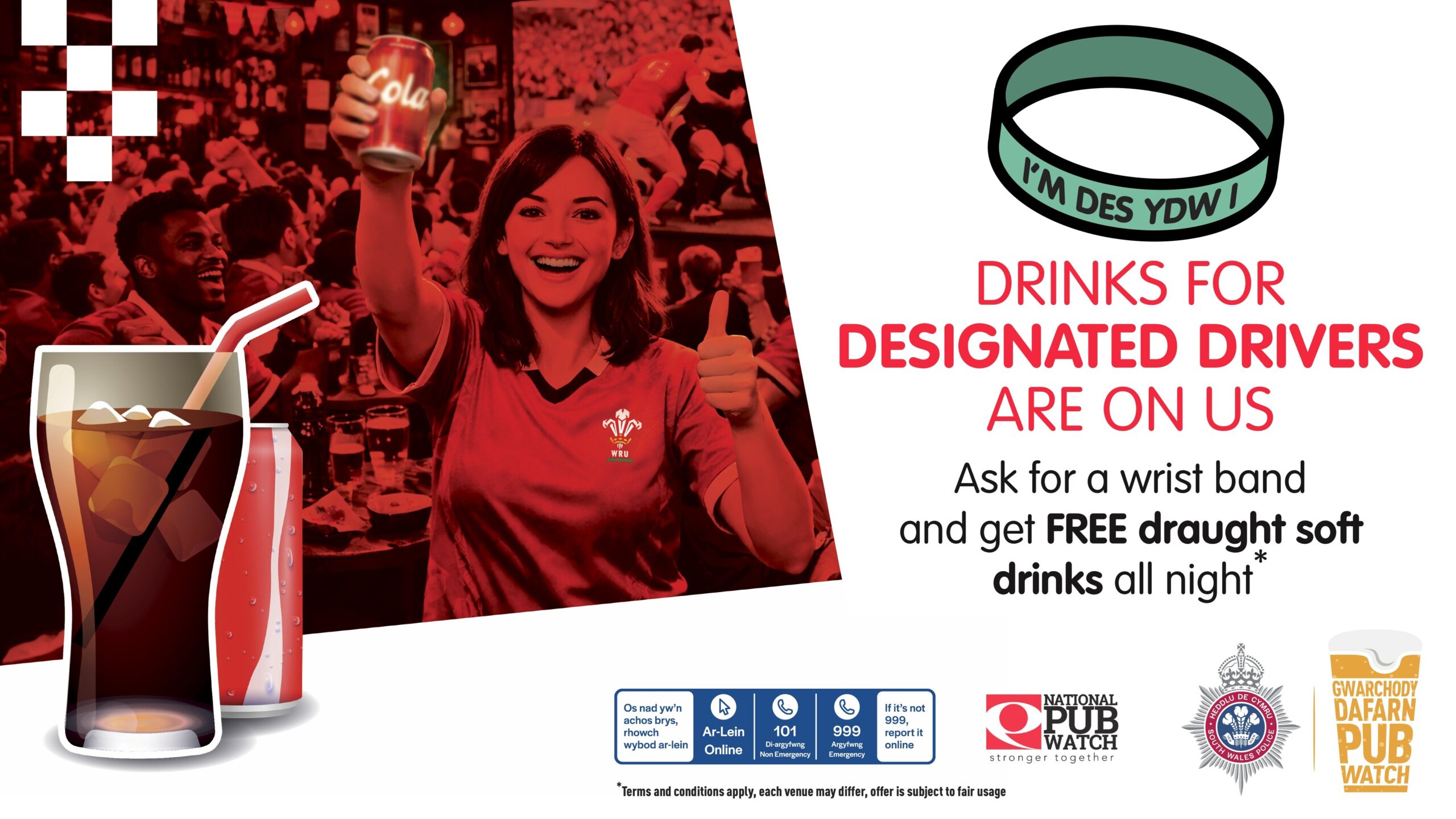 Featured image for “Free drinks for designated drivers during Six Nations”