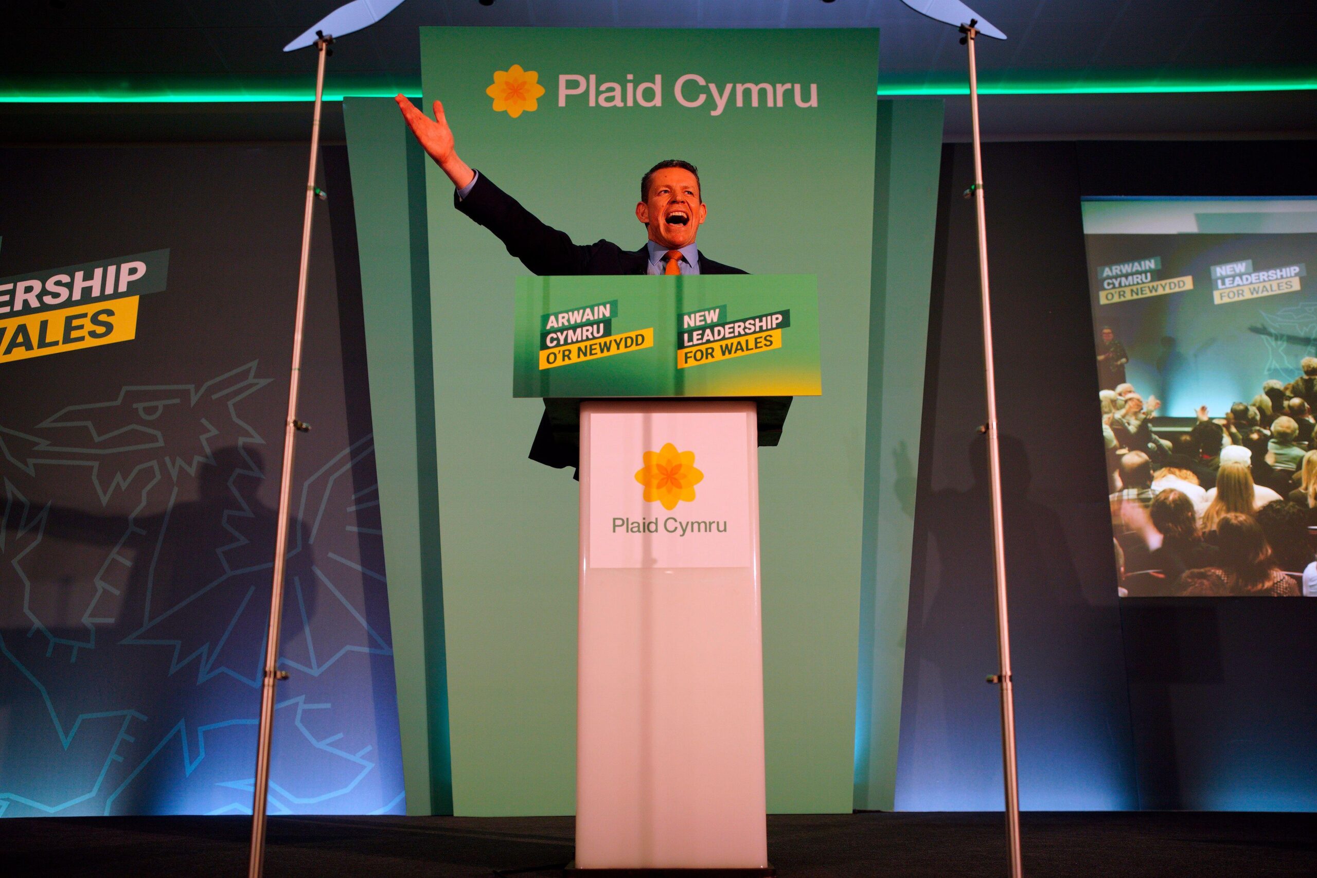 Featured image for “Plaid leader targets Reform and Labour in conference speech”