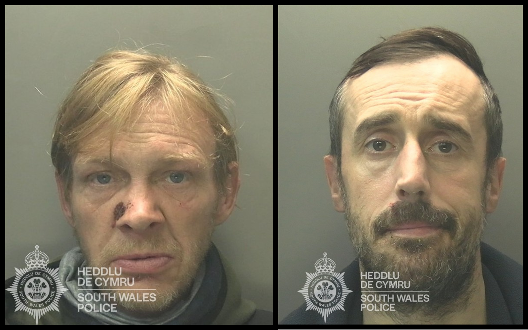 James White and Jason Sultana (Image: South Wales Police)
