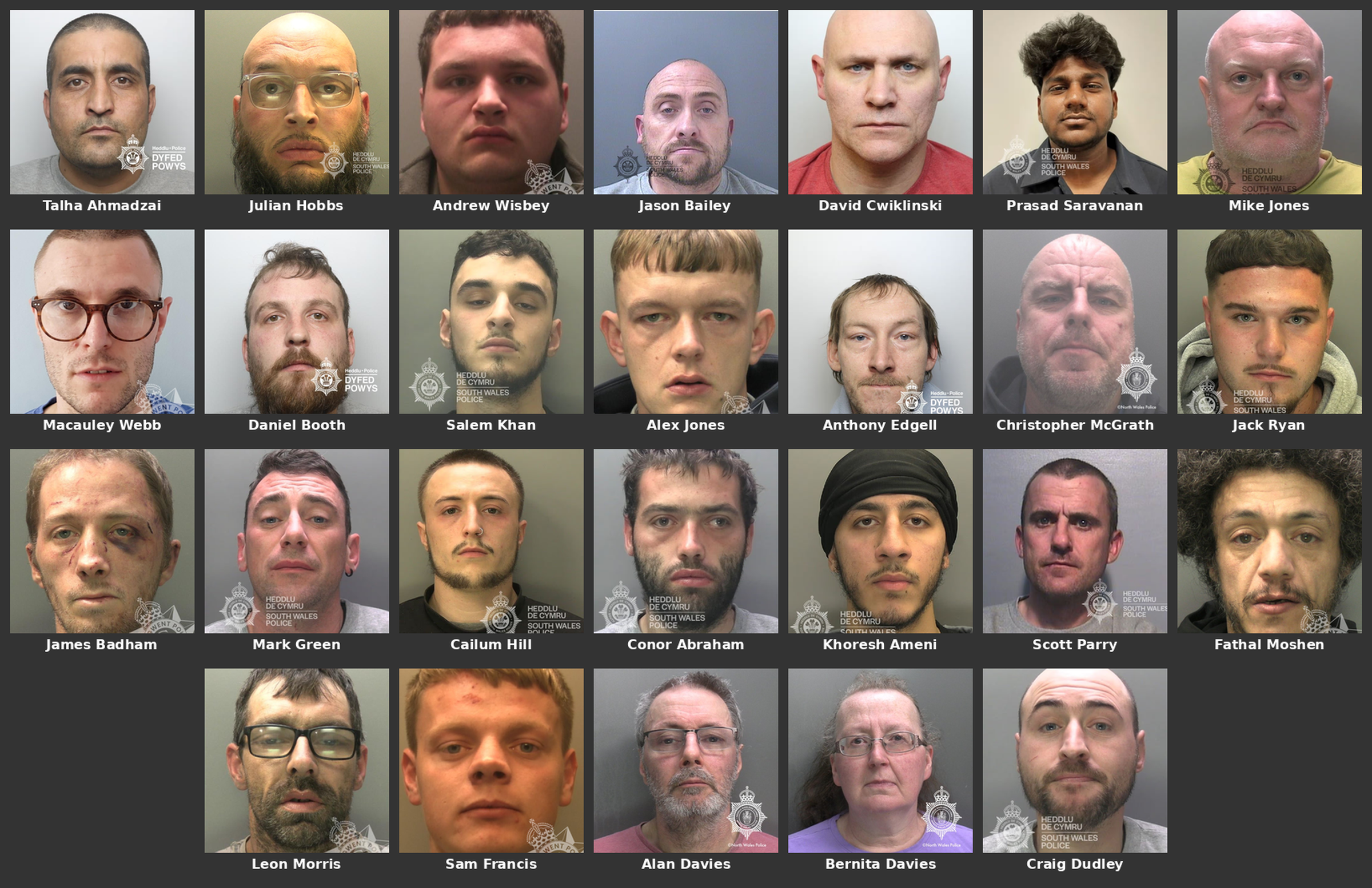 Featured image for “26 criminals jailed in Wales last week for rape, drug dealing, arson and neglect”