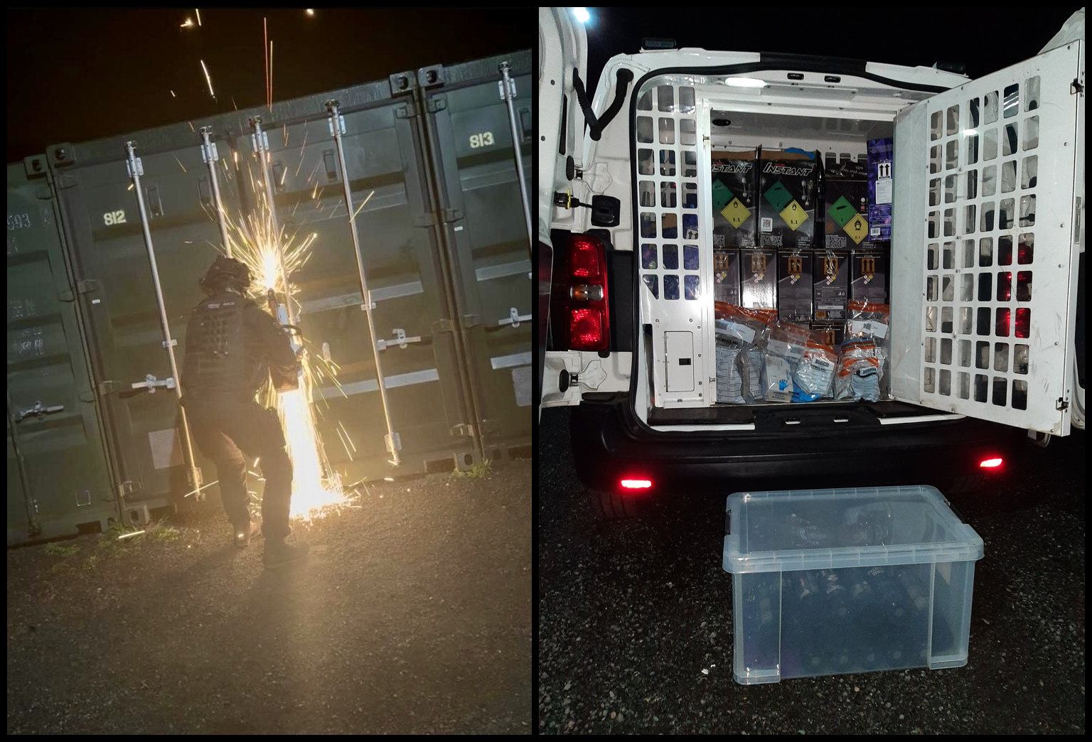 Featured image for “Two arrested after nitrous oxide haul found in Bangor”