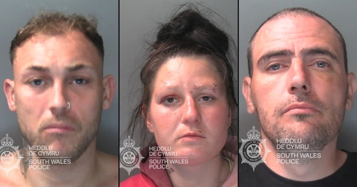 Featured image for “Three jailed for burgling Swansea pensioner’s home”