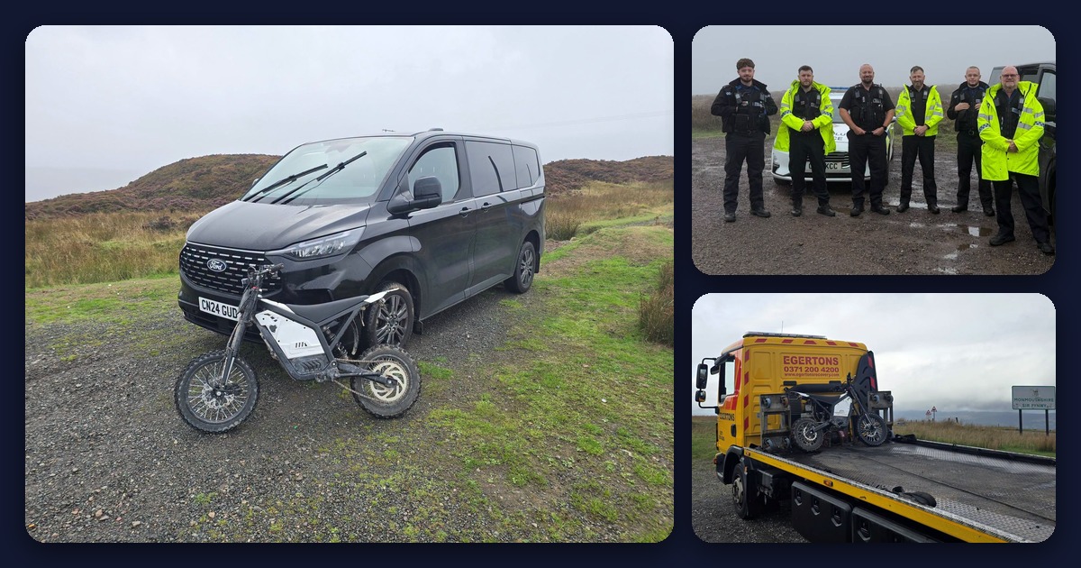 Featured image for “Electric vehicle seized in Pontypool off-road crackdown”