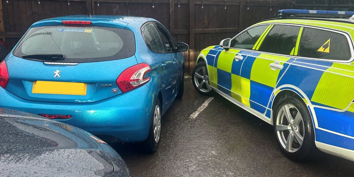 Cloned plate vehicle stopped in Mathern after M48 sighting